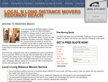Tablet Screenshot of locallongdistancemoversredondobeach.com